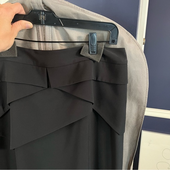 BCBG black Beverly peplum formal black tie maxi skirt - Picture 5 of 9